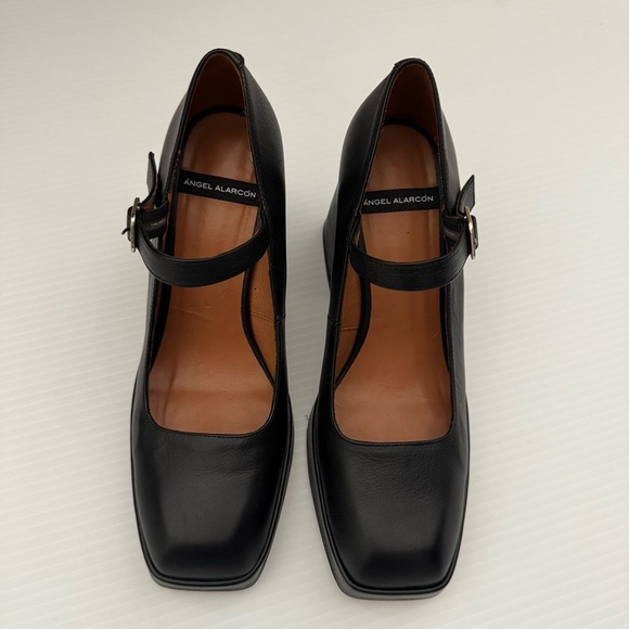 Anthropologie Angel Alarcon Ankle-Strap Heels Sz. 38 - Picture 6 of 14